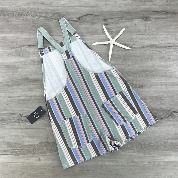 🔆RVCA🔆TOWNHOUSE ROMPER OVERALLS - Picture 12 of 14